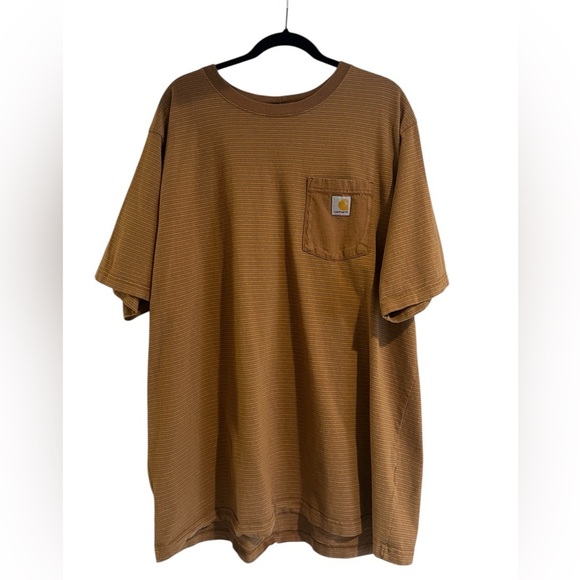 Carhartt Other - Carhartt Men's Brown Short Sleeve Tee Shirt- Size 2XL Tall
